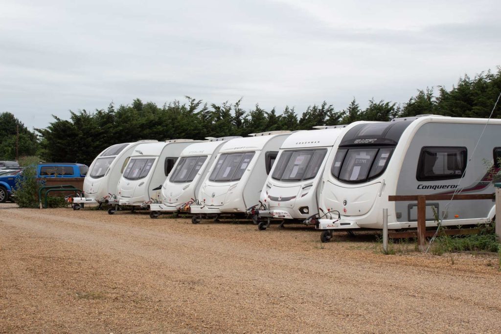 caravans on site